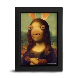 ABYSTYLE RAVING RABBIDS - Poster incorniciato: "La Gioconda"
