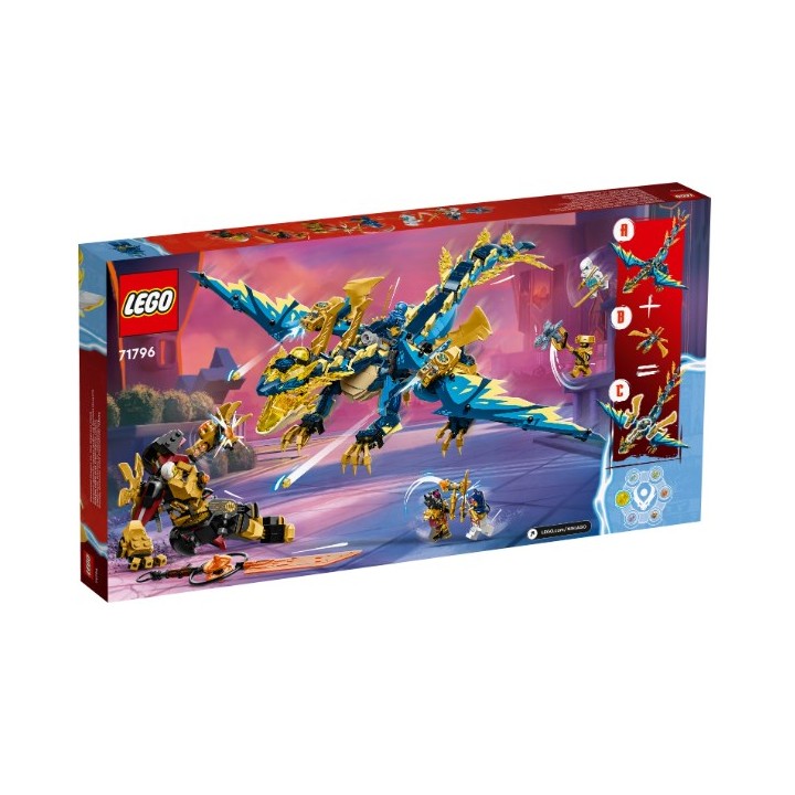 LEGO 71796 Dragone elementare vs. Mech dell’Imperatrice