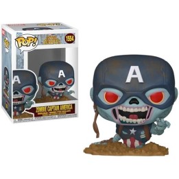 FUNKO POP Marvel: Marvel Zombies S4– Zombie Captain America 9 cm