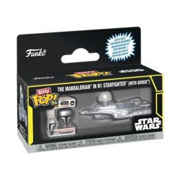 FUNKO Bitty POP Ride Star Wars - The Mandalorian In N1 Starfighter (with Grogu)