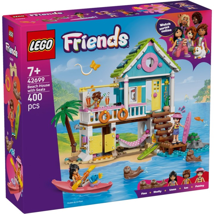 LEGO 42699 Friends - Casa sulla spiaggia con foche