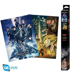 ABYSTYLE ATTACK ON TITAN - Set 2 Poster : "Chibi Poster Set 2"