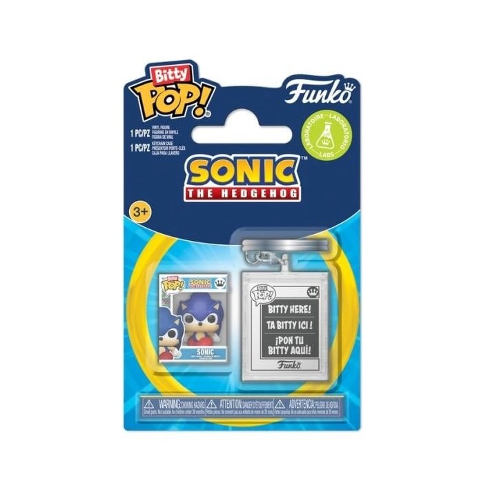 FUNKO Bitty POP: Sonic The Hedgehog - Sonic With Keychain