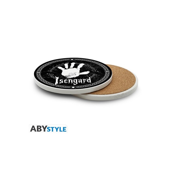 LORD OF THE RINGS - Ceramic Coasters "Isengard"