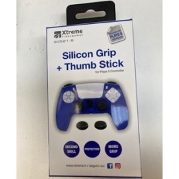 XTREME Proteggi Pad Ps5 Silicone + Thumb Stick Blu