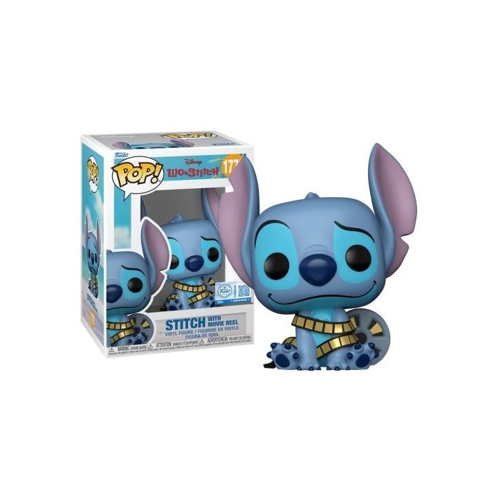 FUNKO POP Disney: Lilo & Stitch - 1779 Stitch With Movie Reel (Exclusive) 9cm