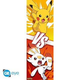 ABYSTYLE POKEMON - Poster: "Pikachu and Scorbunny" (53x158)