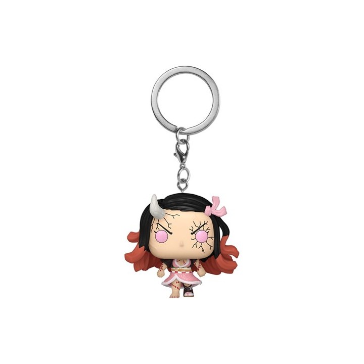 FUNKO POP Demon Slayer: Kimetsu no Yaiba - Portachiavi Nezuko (Demon Form) 4 cm
