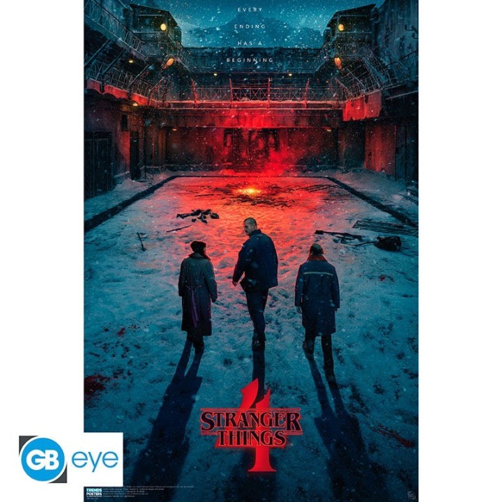 ABYSTYLE STRANGER THINGS 4 - Poster grande: "Teaser Russia" (91.5x61)