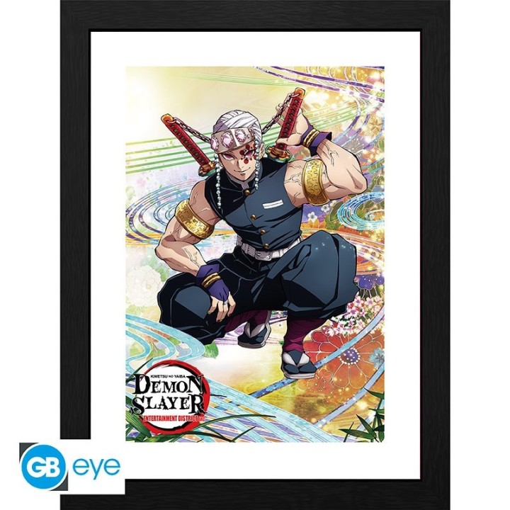 ABYSTYLE DEMON SLAYER - Poster incorniciato: "Tengen" (30x40)