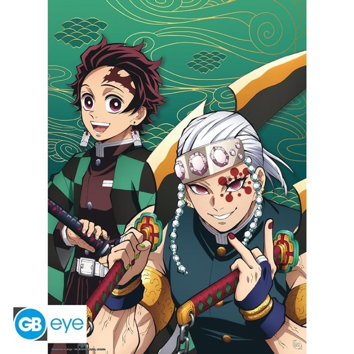ABYSTYLE DEMON SLAYER - Poster piccolo: "Tanjiro & Tengen" (52x38)