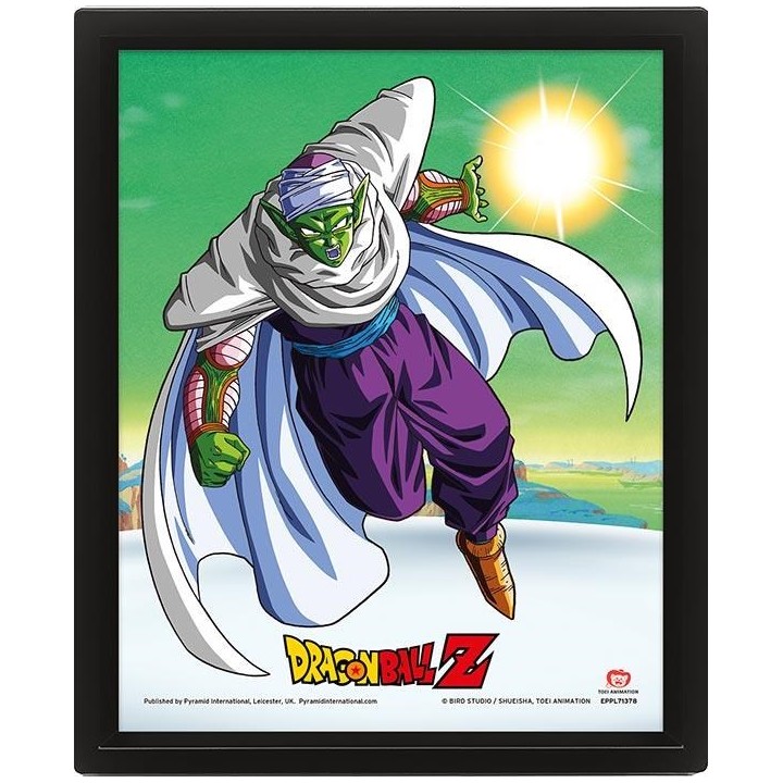 PYRAMID DRAGON BALL Z (PICCOLO) - POSTER 3D LENTICULAR INCORNICIATO