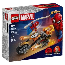 LEGO 76335 SUPER HEROES MARVEL - Spider-Man vs. Ghost Rider in motocicletta