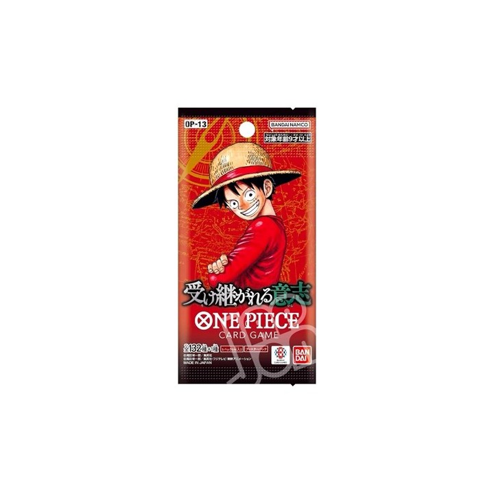 ONE PIECE CARD GAME: OP-13 Carryng On His Will - Booster Pack JAP - (Prodotto da collezione) 🇯🇵