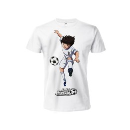 CAPTAIN TSUBASA - T-shirt Holly e Benji L bianca