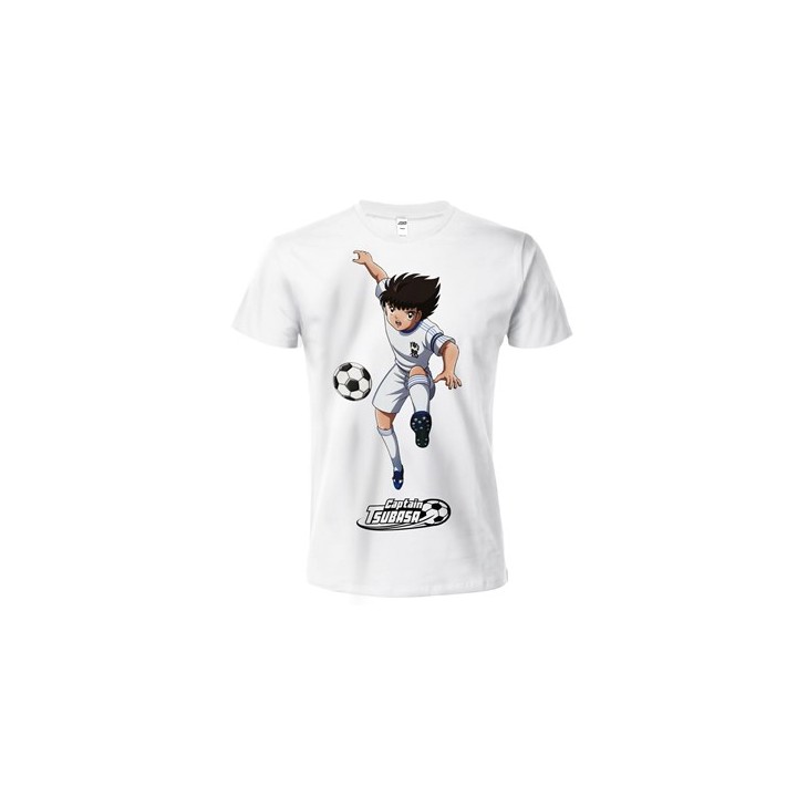 CAPTAIN TSUBASA - T-shirt Holly e Benji L bianca