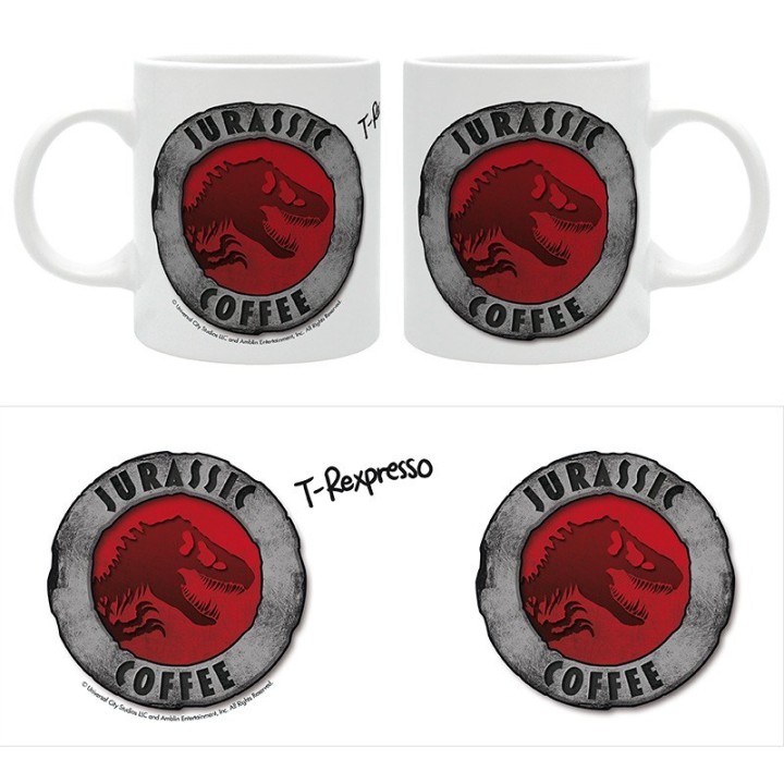 ABYSTYLE JURASSIC PARK - Tazza 320 ml : "Jurassic Coffee"