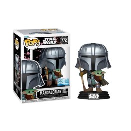 FUNKO POP Star Wars - 772 Mandalorian With Grogu (Exclusive) 9cm