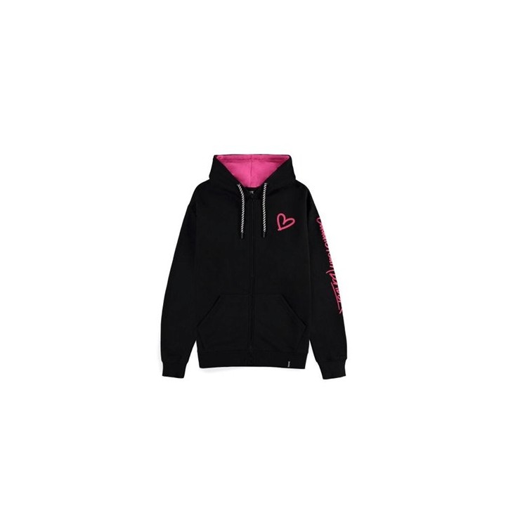 DIFUZED FORTNITE: FELPA CON CAPPUCCIO NERA: CUDDLE TEAM LEADER (XS)