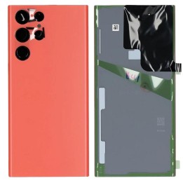 COVER POSTERIORE PER SAMSUNG GALAXY S22 ULTRA 5G S908B ROSSO