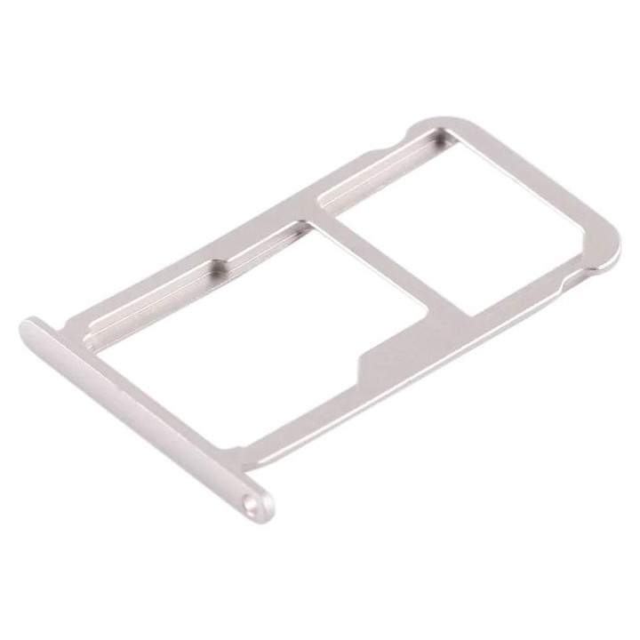 SIM TRAY PER HUAWEI HONOR 8 FRD-L09 FRD-L19 BIANCO / ARGENTO