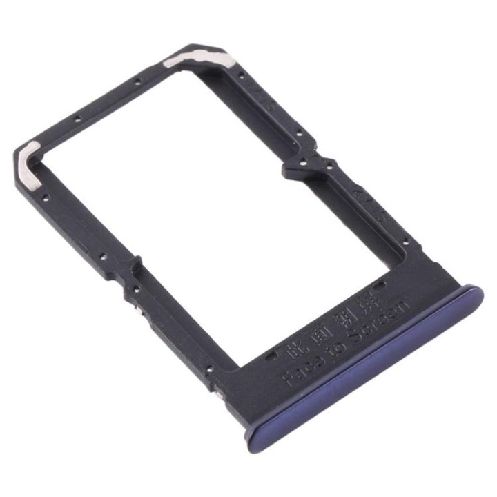 DUAL SIM TRAY PER OPPO RENO4 Z 5G / RENO 4Z 5G (CPH2065) NERO
