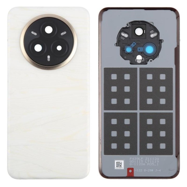 COVER POSTERIORE PER REALME 14 PRO+ 5G (RMX5051) BIANCO ORIGINALE