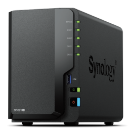 SYNOLOGY NAS TOWER DS225+ X 2HD 3.5"/2.5" SATA2/3 - NO HD - CELERON J.