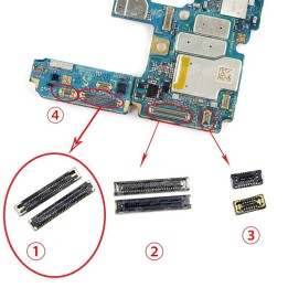 CONNETTORE LCD SCHEDA MADRE #1 PER SAMSUNG GALAXY S20 G980F / S20 PLU.