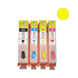 Cartuccia ricaricabile vuota per HP 920 CD974AE giallo con chip autor.