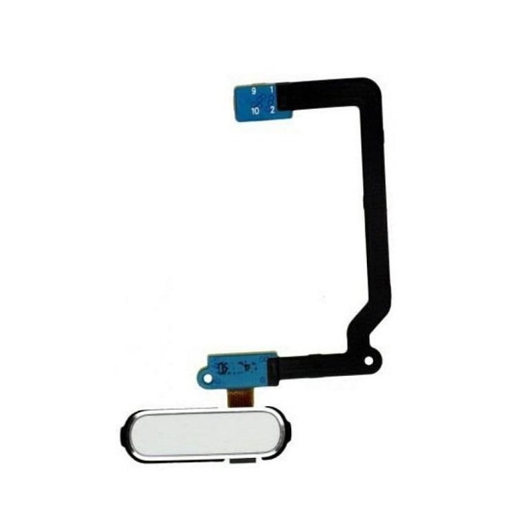 TASTO HOME + IMPRONTE FLEX COMPLETO PER SAMSUNG GALAXY S5 G900F BIANCO