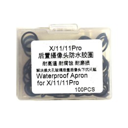 ANELLO DI GOMMA IMPERMEABILE CAMERA POSTERIORE (100PCS) PER APPLE IPH.