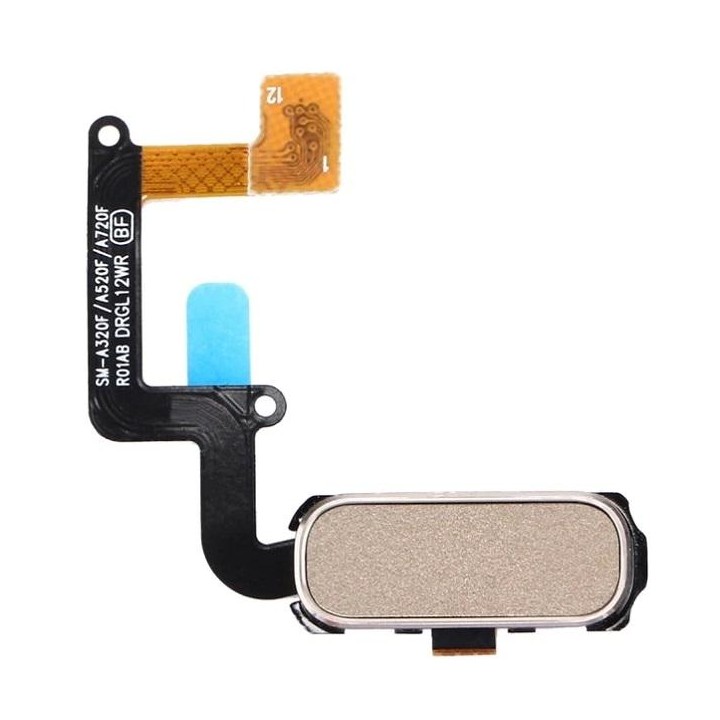 TASTO HOME + IMPRONTE FLEX COMPLETO PER SAMSUNG GALAXY A3(2017) A320F.