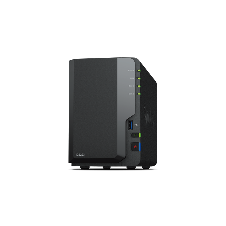 SYNOLOGY NAS TOWER 2BAY 2.5"/3.5" HDD SATA CPU Realtek RTD1619B + 2Gb.
