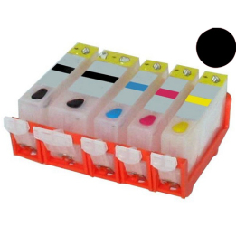 Cartuccia ricaricabile vuota .per Canon PGI-525 nero con chip autores.