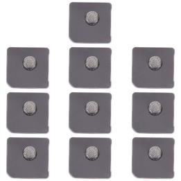 SET 10 PEZZI SCHERMO ANTIPOLVERE PER MICROFONO POSTERIORE PER APPLE I.