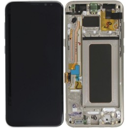 TOUCHSCREEN + DISPLAY LCD DISPLAY COMPLETO + FRAME PER SAMSUNG GALAXY.