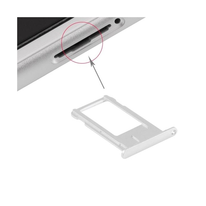 SIM TRAY PER IPHONE 6 PLUS 6PLUS 5.5 COLORE BIANCO
