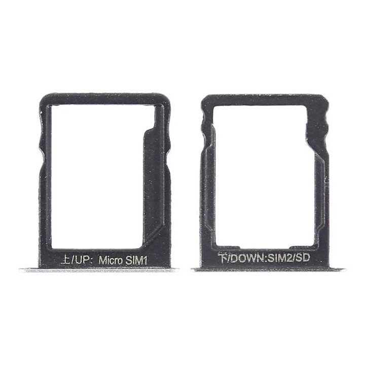 SIM TRAY + SDCARD PER HUAWEI ENJOY 5S / P8 LITE SMART NERO
