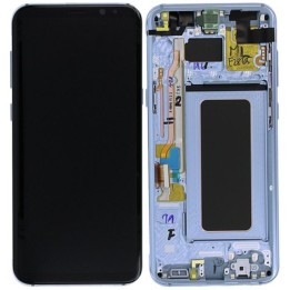 TOUCHSCREEN + DISPLAY LCD DISPLAY COMPLETO + FRAME PER SAMSUNG GALAXY.