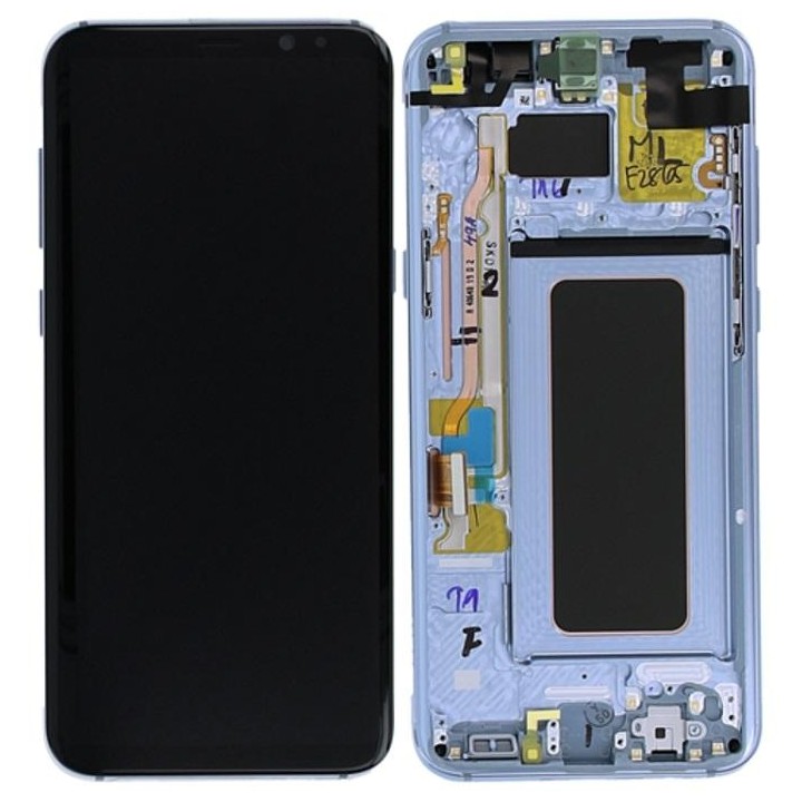 TOUCHSCREEN + DISPLAY LCD DISPLAY COMPLETO + FRAME PER SAMSUNG GALAXY.