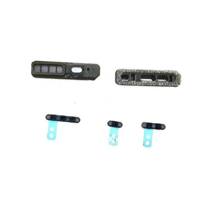 SET 5 RETE ANTIPOLVERE ALTOPARLANTI PER APPLE IPHONE X 5.8 NERO