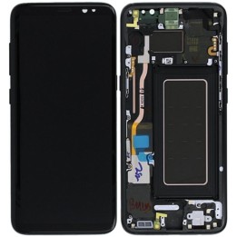 TOUCHSCREEN + DISPLAY LCD DISPLAY COMPLETO + FRAME PER SAMSUNG GALAXY.