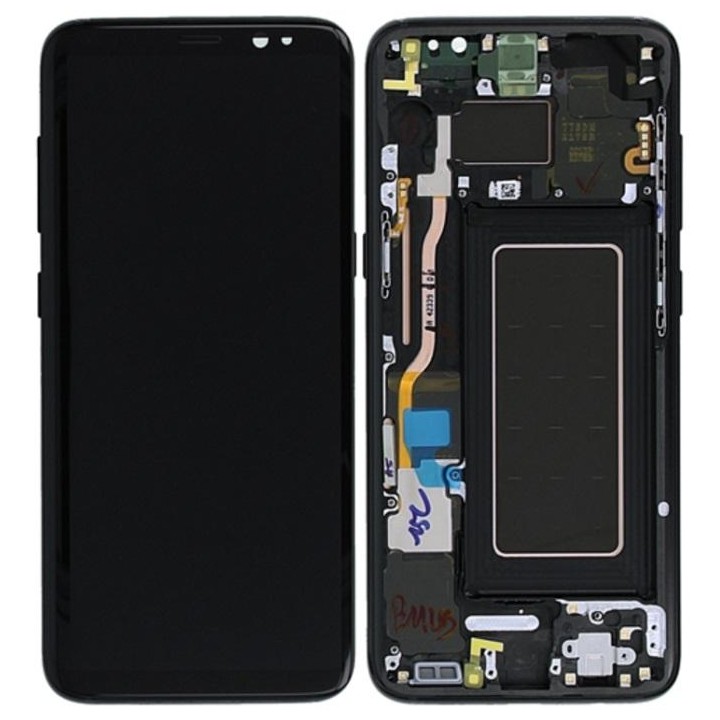 TOUCHSCREEN + DISPLAY LCD DISPLAY COMPLETO + FRAME PER SAMSUNG GALAXY.