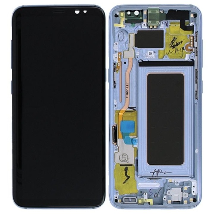 TOUCHSCREEN + DISPLAY LCD DISPLAY COMPLETO + FRAME PER SAMSUNG GALAXY.