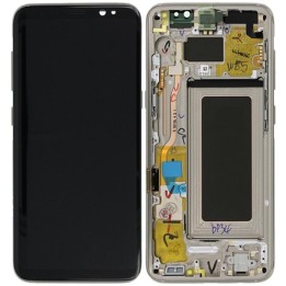 TOUCHSCREEN + DISPLAY LCD DISPLAY COMPLETO + FRAME PER SAMSUNG GALAXY.