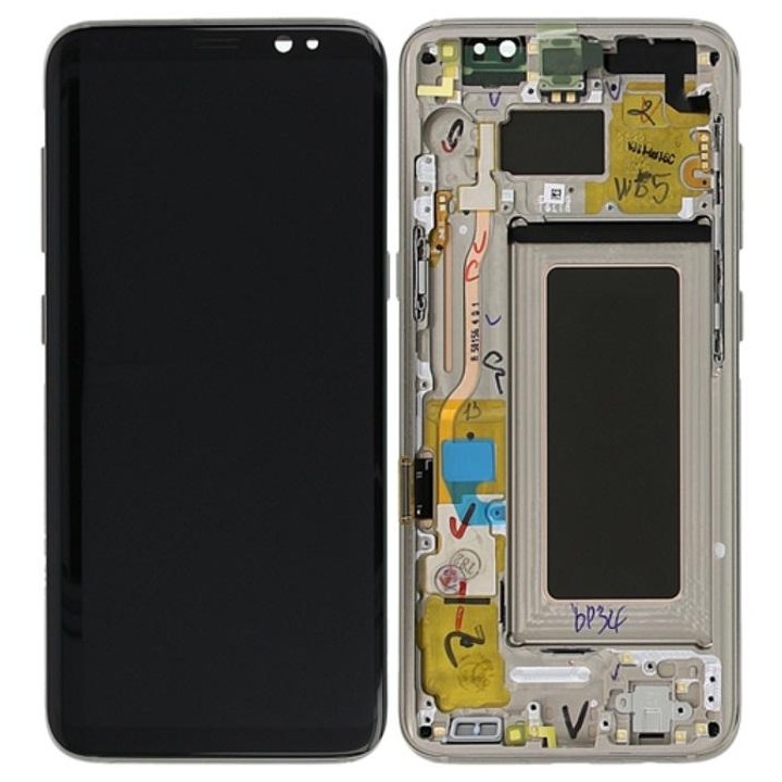 TOUCHSCREEN + DISPLAY LCD DISPLAY COMPLETO + FRAME PER SAMSUNG GALAXY.