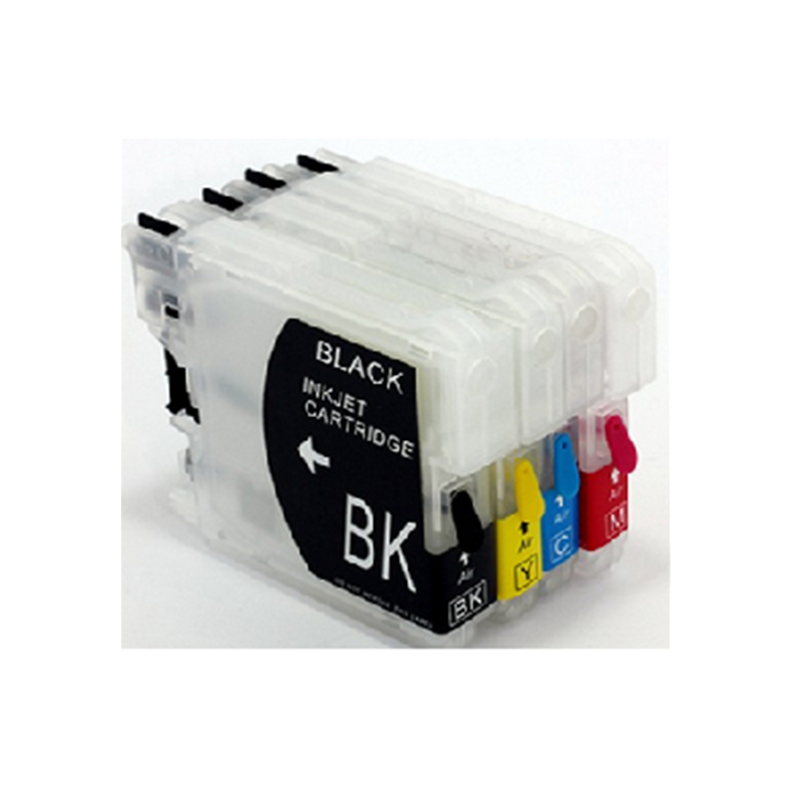 Cartuccia ricaricabile vuota per Brother LC960 LC970 LC1000 nero
