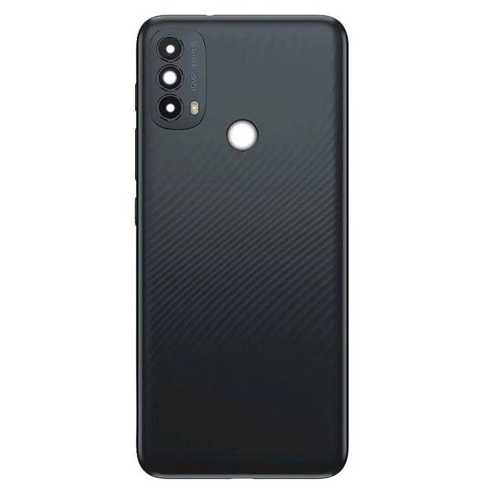 COVER POSTERIORE PER MOTOROLA MOTO E30 (XT2158-6 XT2159-2) NERO / GRI.