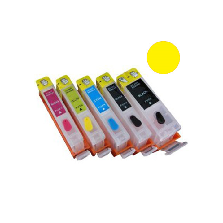 Cartuccia ricaricabile vuota per Canon .CLI-551 giallo con chip autor.